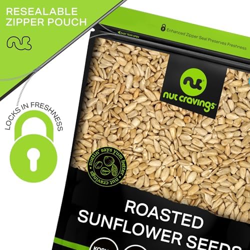 NUT CRAVINGS - Roasted Unsalted Sunflower Seeds Kernels (8oz - 1 Pack) - Image 5