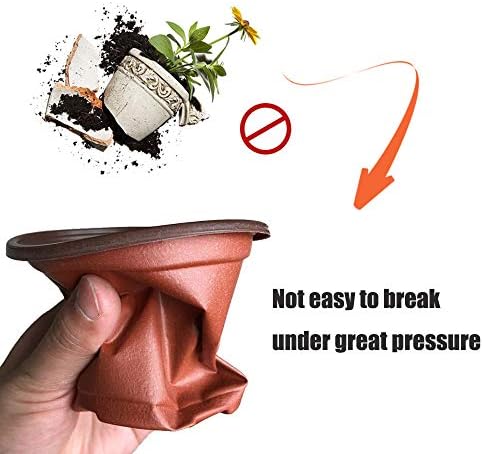 Baaxxango 100 Pcs 3.5 Inch Plastic Seedlings Plants,Nursery Pots,Seed Starting Pot for Succulents, Seedlings, Cuttings, Transplanting - Image 4