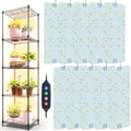 10-Pack Panel Grow Lights for Seed Starting,Veg, Bonsai,Seedling by GroCruiser