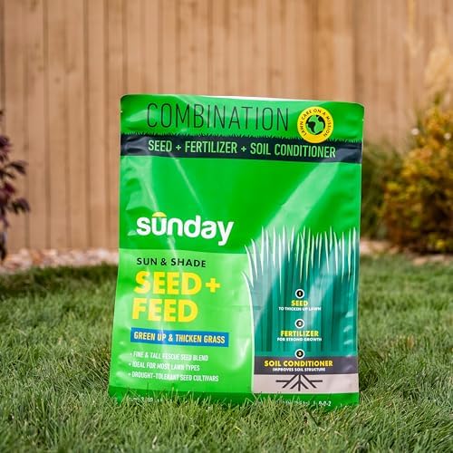 Sunday Sun & Shade Grass Seed + Lawn Fertilizer, 2-Pack - Image 5
