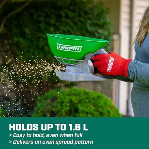 CHAPIN 8706G 3 lb Hand Crank Lawn Spreader, Lightweight, Seed & Fertilizer - Image 2