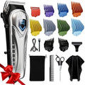 Chicclly Low Noise Hair Clippers for Men & Women with 10 Color Guide Combs by CHICCLY