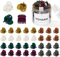 YOHAMA 36Pcs Small Hair Claw Clips Durable Mini Bangs Jaw for Women& Girls by YOHAMA