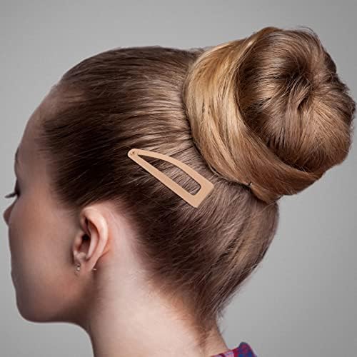Chinco Cream 24 Pcs Double Grip Hair Metal Snap Clips,2 Inch - Image 5