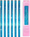 Leuceiy Hair Tinsel Clip in,Hair Accessories Tinsel Hair Extensions for Girls Pack of 6 Pcs 20 Inch,Fairy Hair Tinsel Kit,Heat Resistant New Years Festival Party by HOME