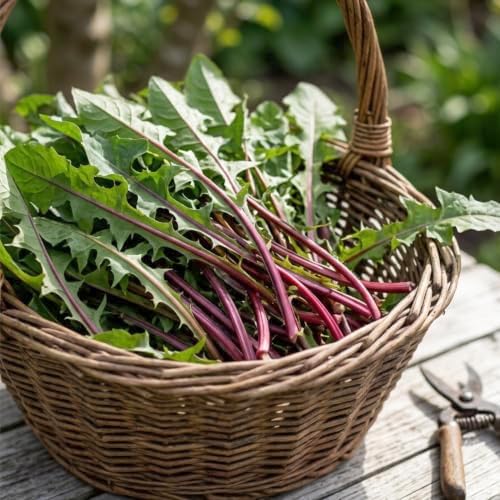 Seed Needs Garnet Stem Dandelion Seeds to Plant an Herb Garden - 2 Packs - Image 2