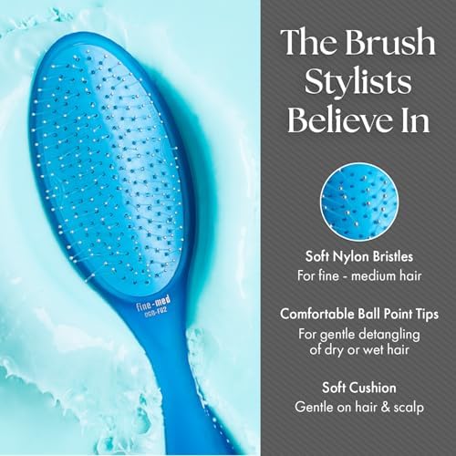 Olivia Garden Aurora Detangler Brush for Wet and Dry Fine to Medium Hair - Detangling Brush for Women, Men, Kids - Image 3