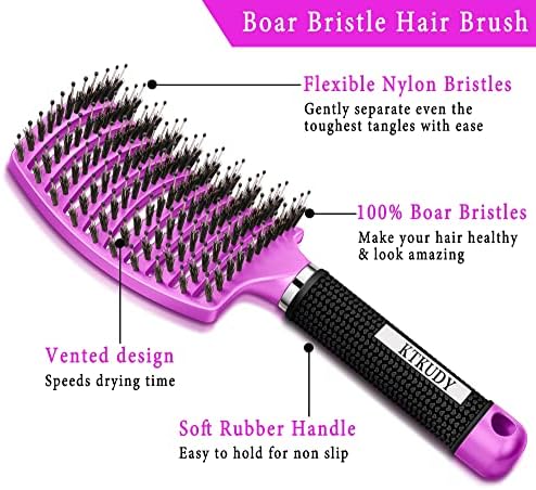 Detangling Brush for Women & Kids, Wet & Dry Hair, All Hair Types - Image 2