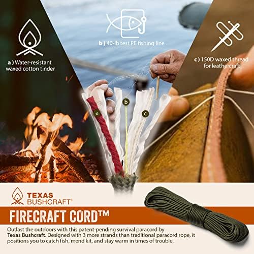 Fire Starter - 3/8" Thick Ferro Rod with Striker and Paracord Wrist Lanyard – Waterproof Flint Fire Steel Survival Lighter for Your Camping, Hiking and Backpacking Gear - Image 5