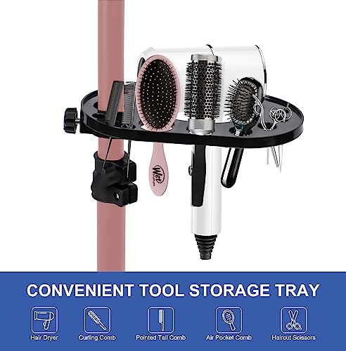 Klvied Adjustable Wig Tripod Stand, Foot Panel, Rose Gold - Image 7