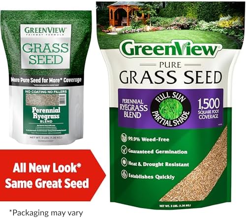 GreenView Pure Grass Seed Perennial Ryegrass Blend, 3 lb. Bag - Image 6