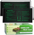 NAMOTEK 2 Pack Seedling Heat Mat, Durable Waterproof Seed Germination Heating Mat, Warm Hydroponic Plant Heating Pad by NAMOTEK