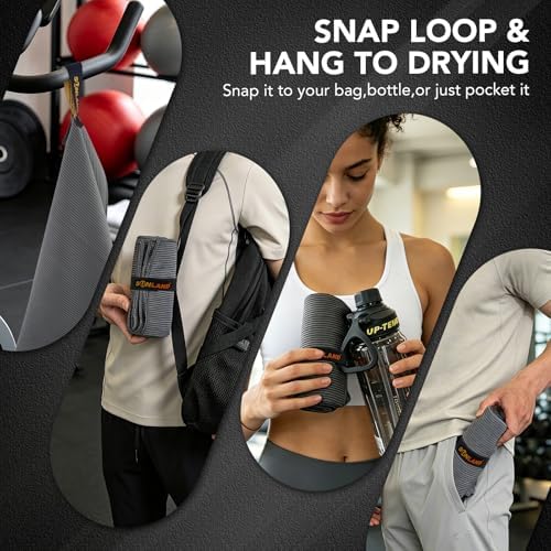 SUNLAND Microfiber Gym Bath Towels for Men Women 24x48In - Image 5