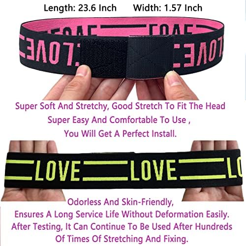 Wig Band and Lace Melting Band Set - Elastic Edge Wrap Bands to Keep Lace Front Wigs in Place and Lay Edges (5 Piece Set, Black Green) - Image 2