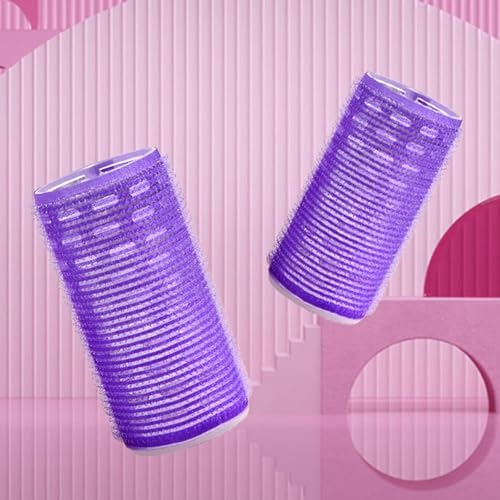 Blue Self Grip Hair Rollers, Heatless Hair Roller Sets with Clips for Long Medium Short Thick Fine Thin Hair Volume Hair Rollers - Image 5