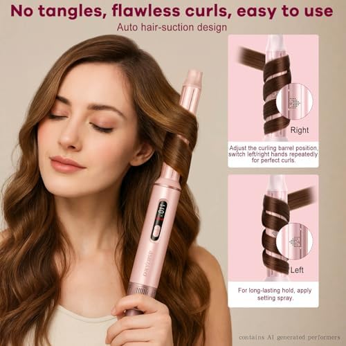 Dryhsip 5 in 1 Hair Styler & Wrap Air Curler, Low-Speed Hair Tools - Image 3