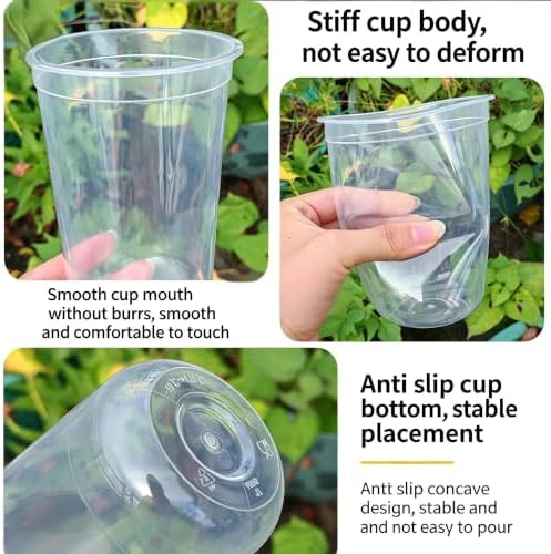 12 Pack Clear Hydroponic Nursery Pots with Humidity Dome for Seed Starting - Image 3