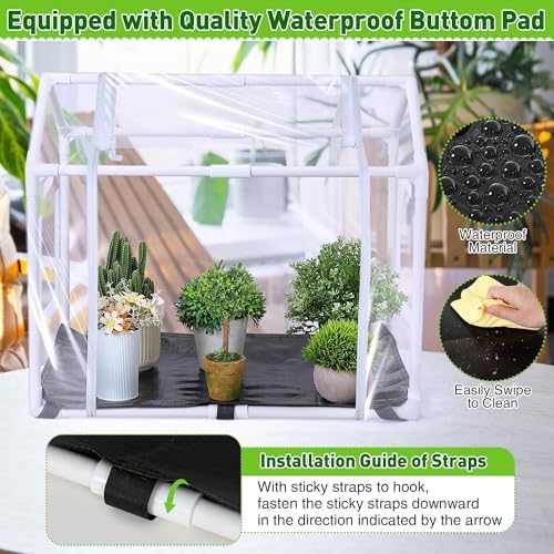 Mini Greenhouse with Potting Mat for Indoor Plant, Portable Greenhouse - Image 5