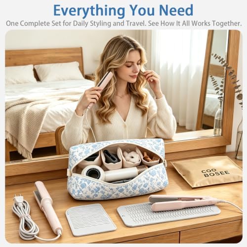 Hair Tool Travel Bag 5pc Set - Image 2