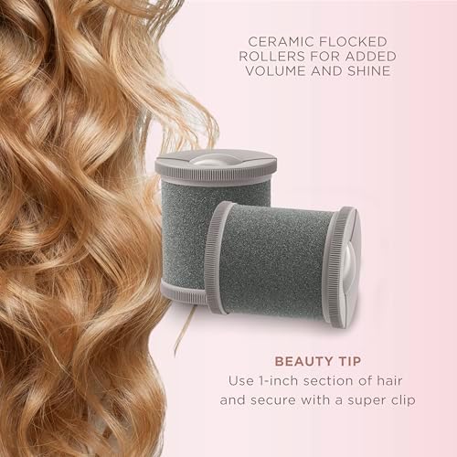 Conair Hot Rollers, INFINITIPRO, Ceramic Flocked, 2" Barrel, 8-Pc - Image 4