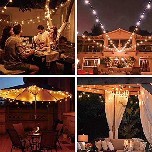 Meconard 50 Pack G40 LED Outdoor String Light Replacement Bulbs, Warm White - Image 7