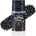 Go Ho Black Glitter Stick,Halloween Hair Face Body Shimmer for Women Kids by GoHo