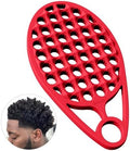 KOUPA Magic Silicone Curly Hair Brush, One Piece Twist Curl Comb for Afro Curls, Washable Hair Tool for Men Women, Red, 1 Piece by WelcometoKOUPA