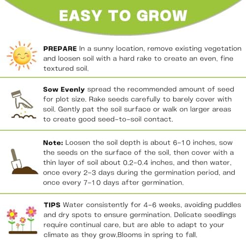 Zinnia Seeds Bulk 10,000+ | Outdoor Flower for Planting | Zinnia Seeds for 2026 | Mixed Colors & Large Blooms for Gardens| High Germination, Beginner-Friendly & Giftable Packaging - Image 6