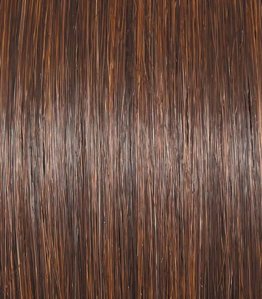 Raquel Welch Fierce And Focused Hand Tied Short Bob Wig by Hairuwear, Average Size Cap, RL6/28 Bronzed Sable - Image 2