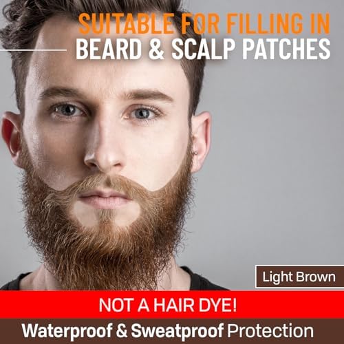 Beard Pen Filler for Men - Barber Styling Grooming Pencil - Light Brown - Image 5