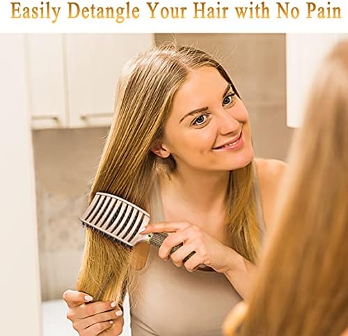 Detangling Brush for Women & Kids, Wet & Dry Hair, All Hair Types - Image 4