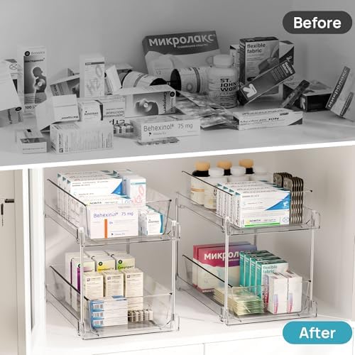 Vtopmart 6 Pack Bathroom Under Sink Organizer (S-Standard) - Image 6