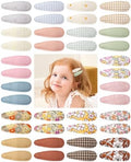 doboi Toddler Hair Clips for Girls Baby Barrettes-40PCS Striped Floral by doboi