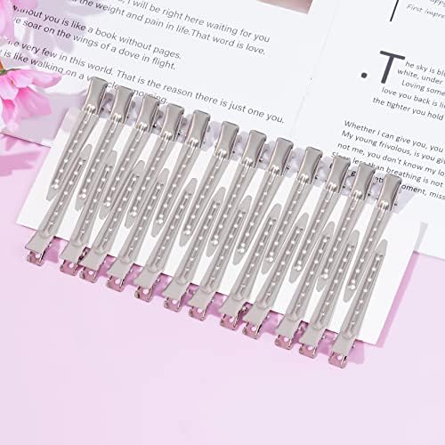 Bantoye 24 Packs Duck Bill Clips 2.75 Inch Metal Alligator Clip, Silver - Image 4