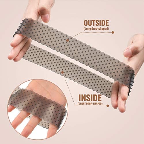 WILLBOND 2 Pcs Silicone Wig Grip Band, Black, M - Image 3