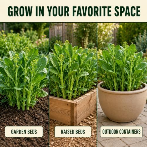 Bok Choy Seeds for Planting, Approx. 2,000 Chinese Cabbage Seeds, 1 Pack - Image 6
