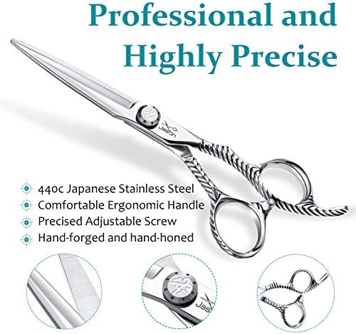 JASON Hair Cutting Scissors Shears - 6" Professional Barber Shear Haircut - Image 2