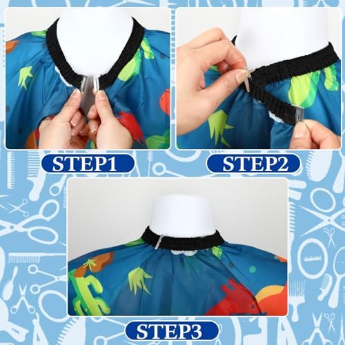 FEBSNOW Kids Haircut Cape, Professional Barber Cape for Children - Image 4