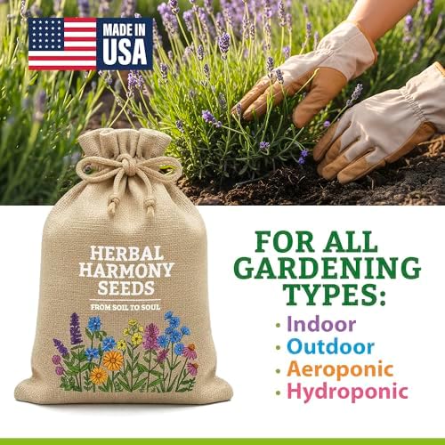 Medicinal Herb/Tea Seeds Garden -39 Variety Heirloom Gift Kit - Made in USA - Image 5