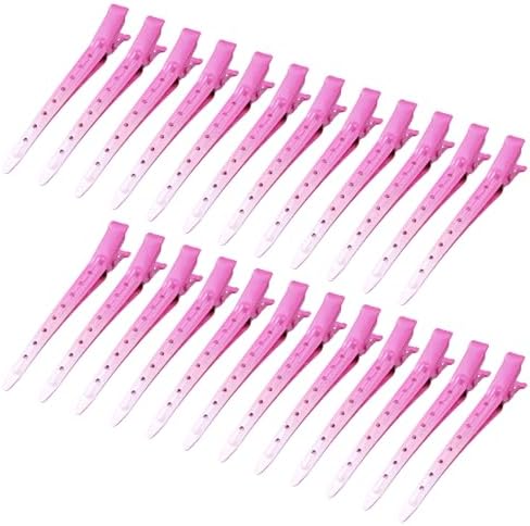 Bantoye 24 Packs Duck Bill Clips 3.35 Inch Metal Alligator Clip, GS Pink by AiPretty