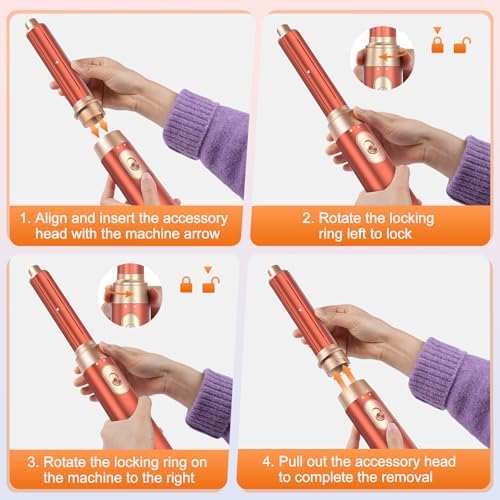 Hair Dryer Brush, 5-in-1 Detachable Multi Hot Air Styler for All Occasions - Image 2