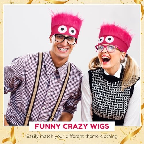 Crazy Wig Hairy Headband Hat - Image 3