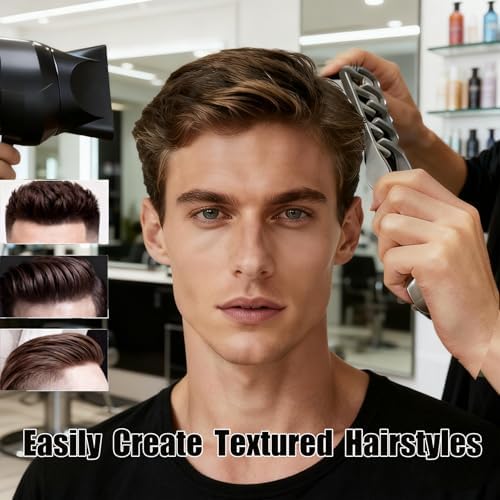 1PCS Texture Comb Men's Fluffy Texture Hair - Image 2