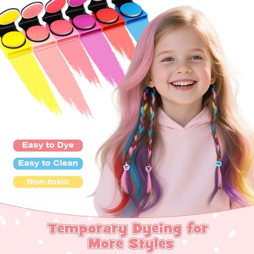 Dreamon Hair Gem Stamper Kit with Automatic Braider, Girl Gift for Age 3-12 - Image 5
