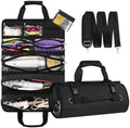 Hairstylist Travel Bag, Roll Up Cosmetology Traveling Case for Supplies by CUBETASTIC