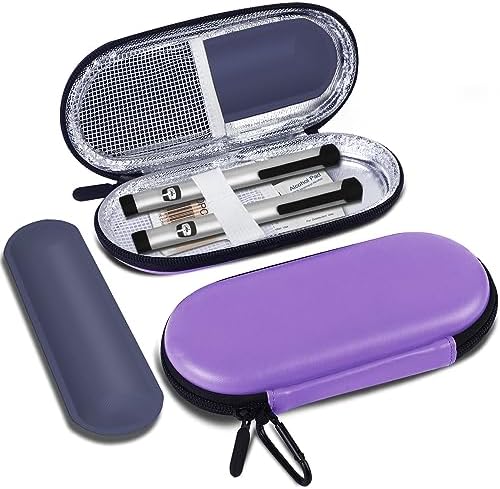 MOSLA EVA Insulin Cooler Travel Case for Diabetic bag with 2 Ice Packs by MOSLA