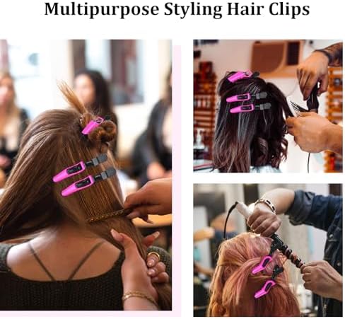 Ondder 24 Pcs Hair Clips, Large Alligator, Black Pink, for Styling Sectioning, Pro Salon, Hair Styling Accessories for Women - Image 5
