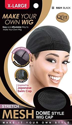 Qfitt X-Large Mesh Dome Wig Cap #5021, 6 Pack, Non-Slip for Women - Image 2