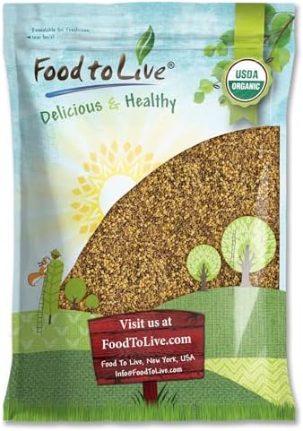Food to Live - Organic Antioxidant Mix of Sprouting Seeds, 10 Pounds - Non-GMO Broccoli, Alfalfa, Clover, Rich Germination Rate, Non-Irradiated, Kosher by FoodtoLive