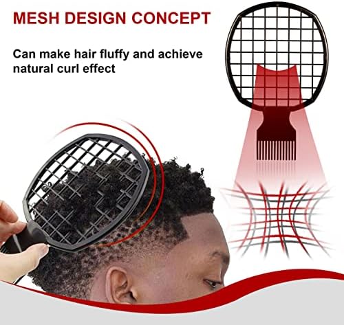 Curling Sponge Glove with Hair Twist Comb for Natural Curls - Men and Women - Image 4